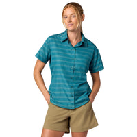 Emerald Blue Slight Stripe