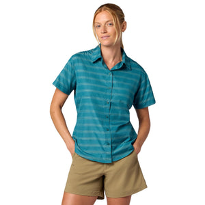 Emerald Blue Slight Stripe