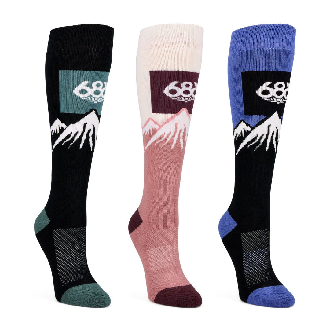 686 Women's Snow Caps Sock 3-Pack