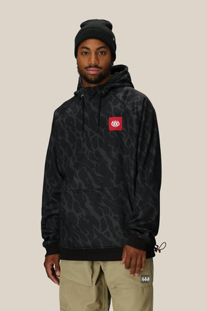 BLACK FRACTURE PRINT