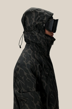 BLACK FRACTURE PRINT