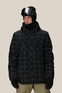 BLACK PLAID