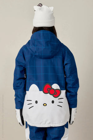 HELLO KITTY BLUE GRID CLRBLK