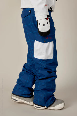 HELLO KITTY BLUE GRID CLRBLK