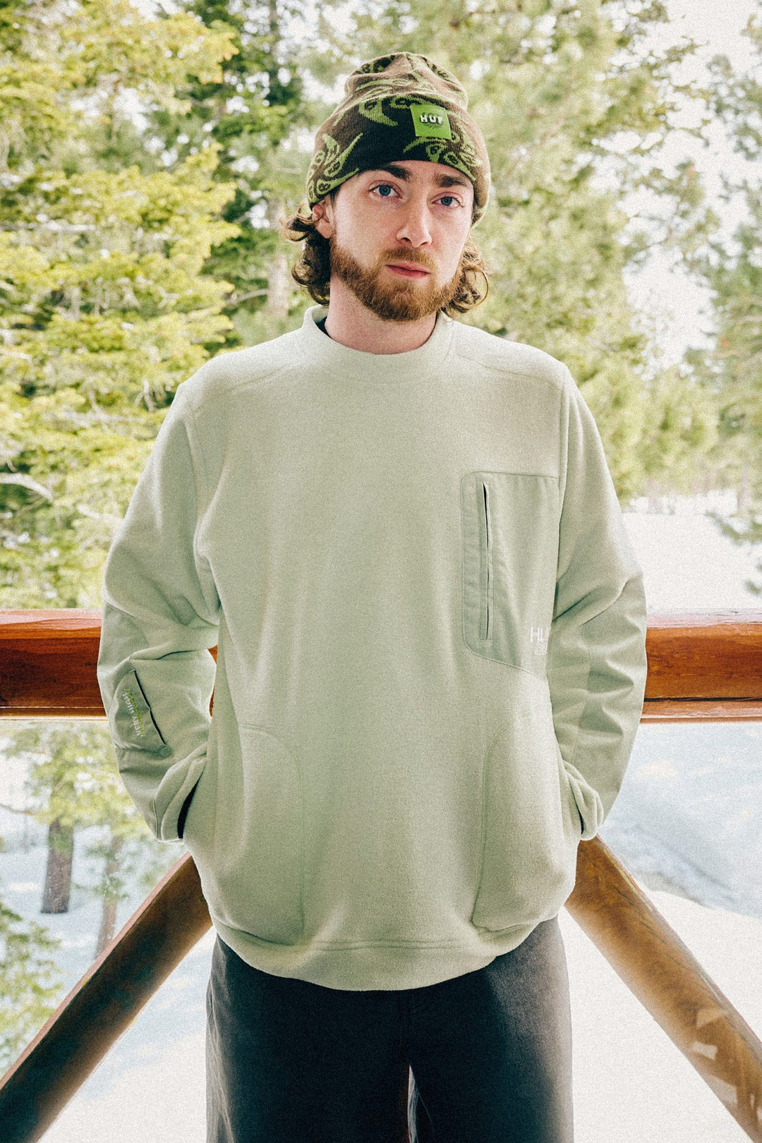 686 MENS HUF FLEECE CREWNECK
