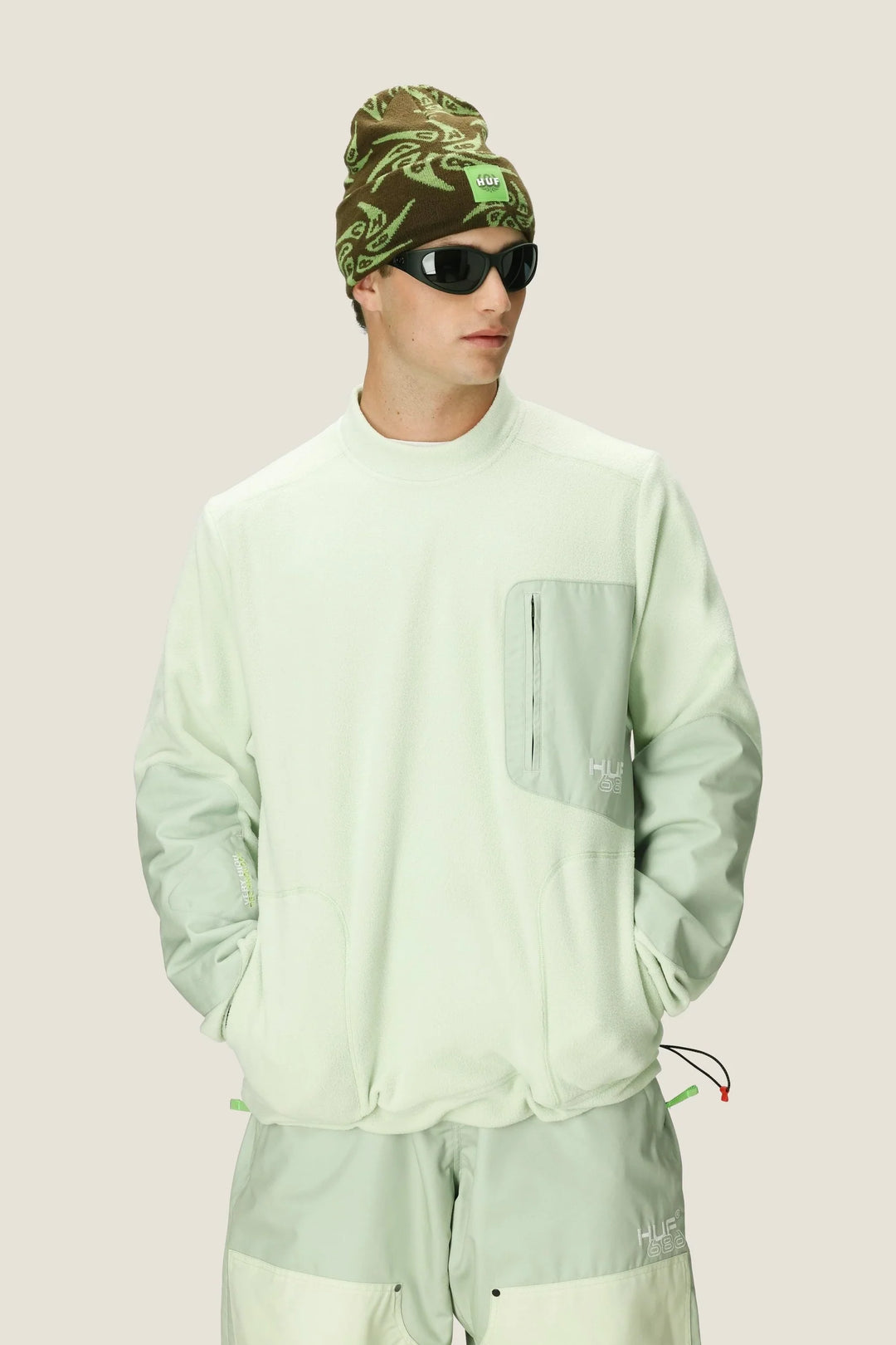686 MENS HUF FLEECE CREWNECK