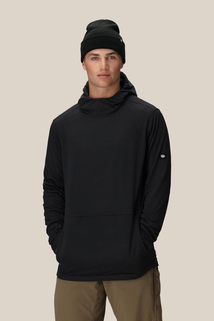 686 MENS MISSION GRID FLEECE HOODY