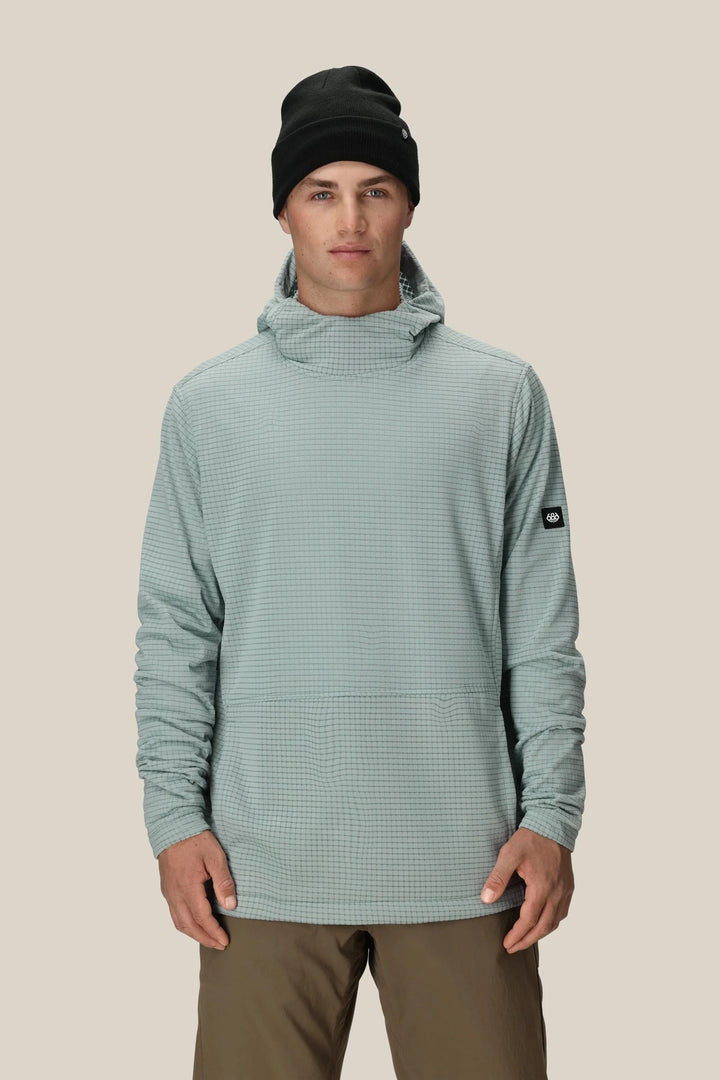 686 MENS MISSION GRID FLEECE HOODY