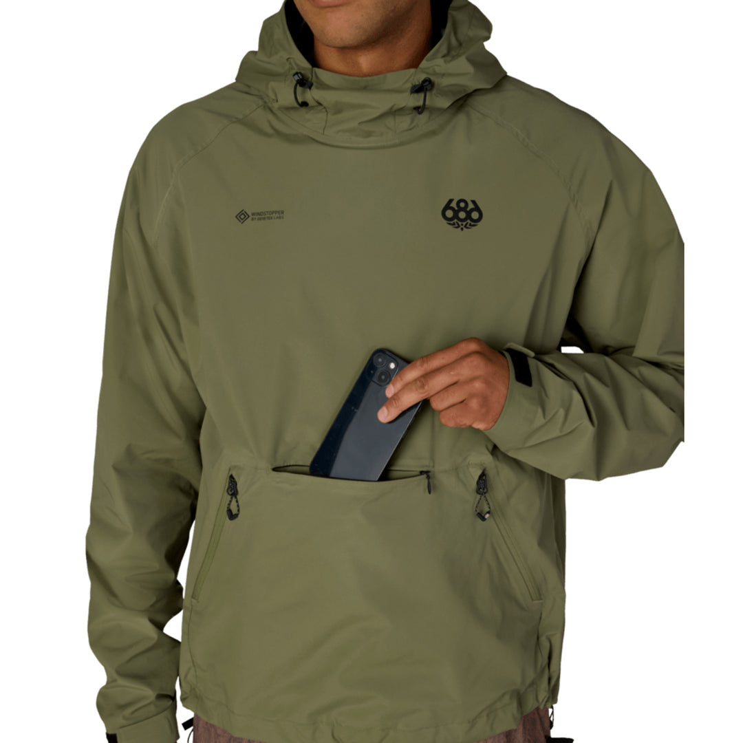686 Men's Windstopper Pullover Hoody