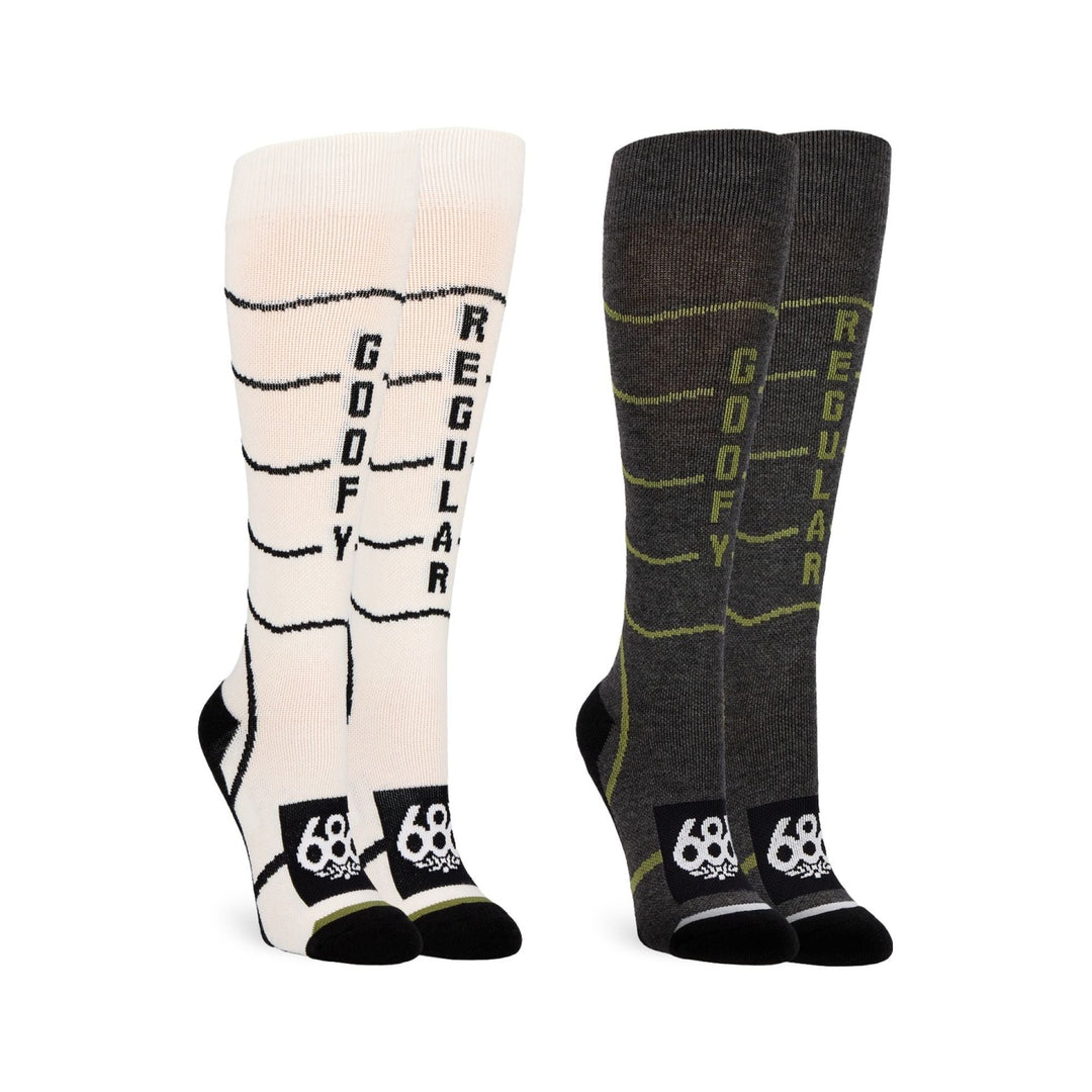 686 Women’s Contour Merino Sock - 2 Pack