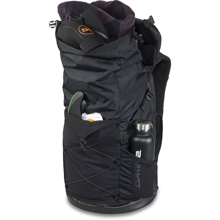 Dakine Mission Surf Dlx Wet/Dry Rolltop Backpack 40L- Black