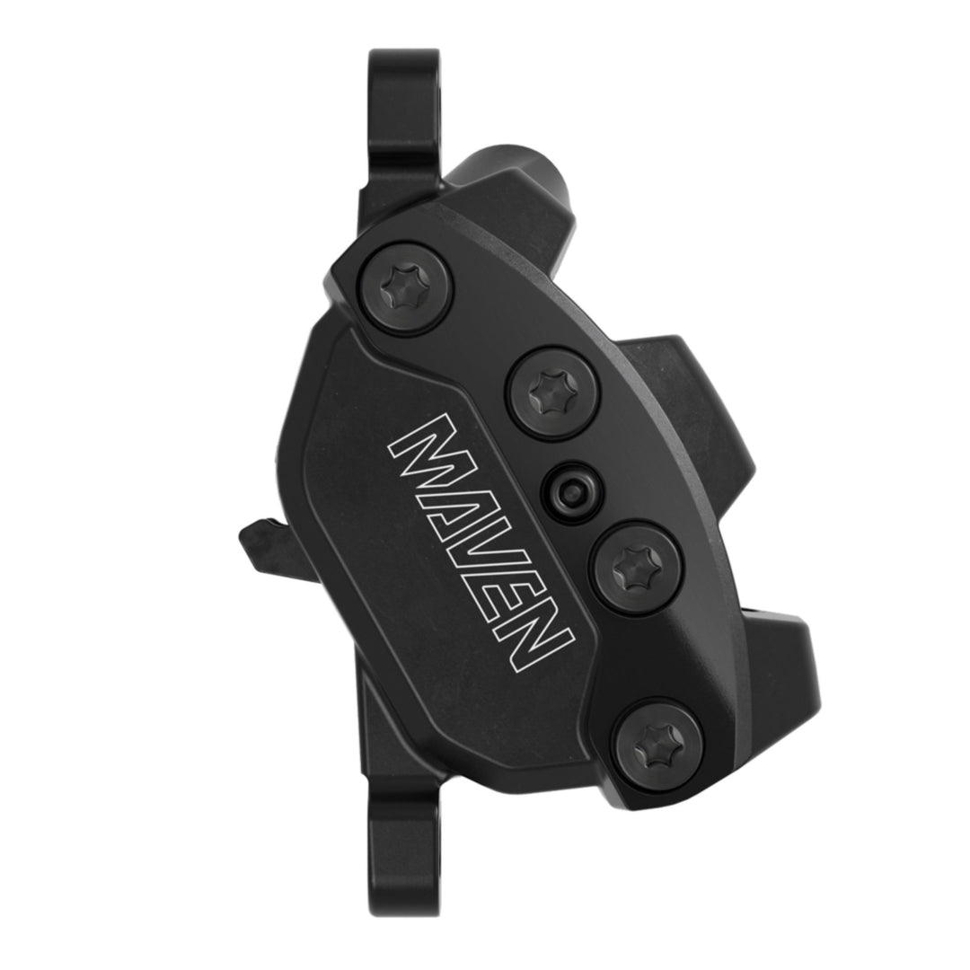 SRAM Maven Silver Disc Brake Lever - Front Rear Post Mount 4-Piston Aluminum Lever SS Hardware BLK B1