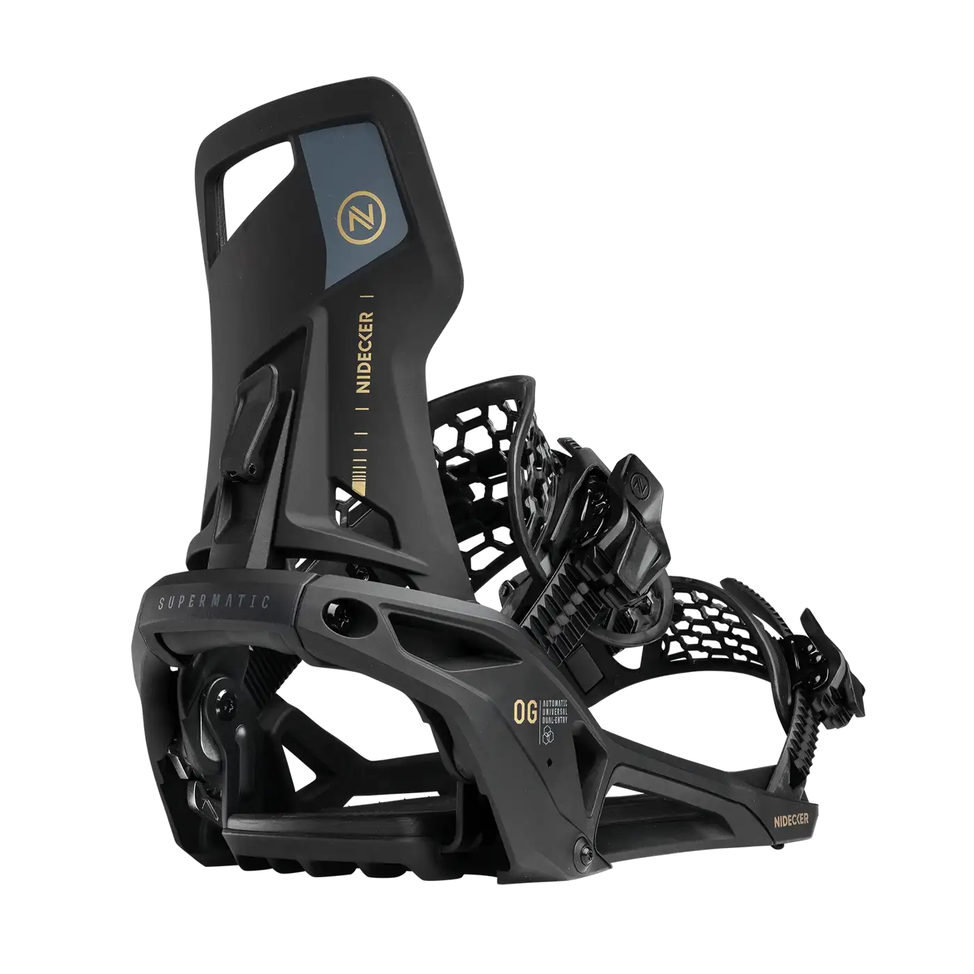 Nidecker Mens OG Supermatic Snowboard Bindings