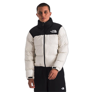 White Dune/TNF Black-Recycled Down