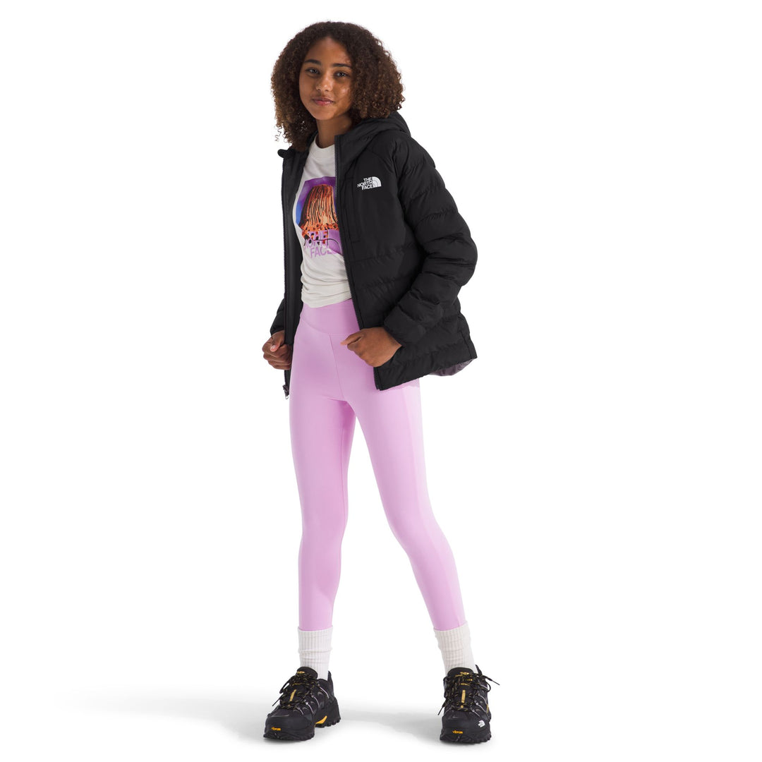 The North Face Girls' Reversible Perrito Hooded Jacket