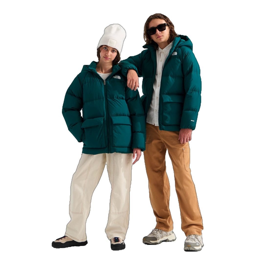 The North Face Teen North Down Fleece-Lined Short Parka
