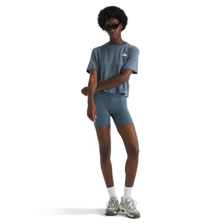 The North Face Women's Evolution Simple Dome Crop Relaxed Short-Sleeve Tee