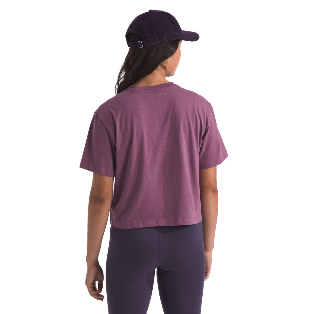 The North Face Women's Evolution Simple Dome Crop Relaxed Short-Sleeve Tee