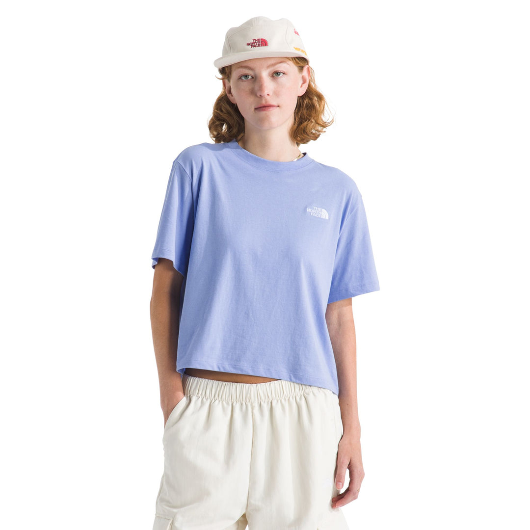 The North Face Women's Evolution Simple Dome Crop Relaxed Short-Sleeve Tee