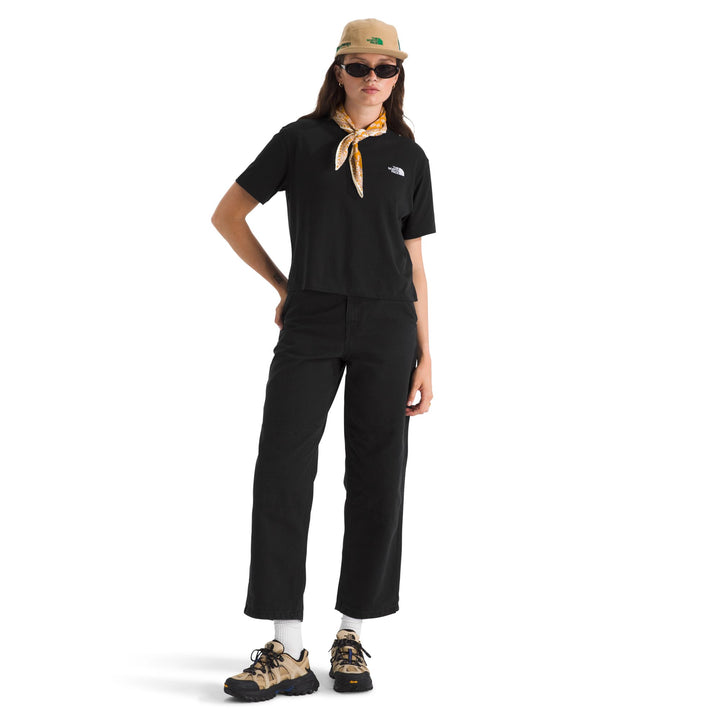 The North Face Women's Evolution Simple Dome Crop Relaxed Short-Sleeve Tee