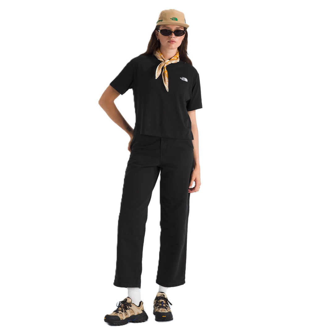 The North Face Women's Evolution Simple Dome Crop Relaxed Short-Sleeve Tee