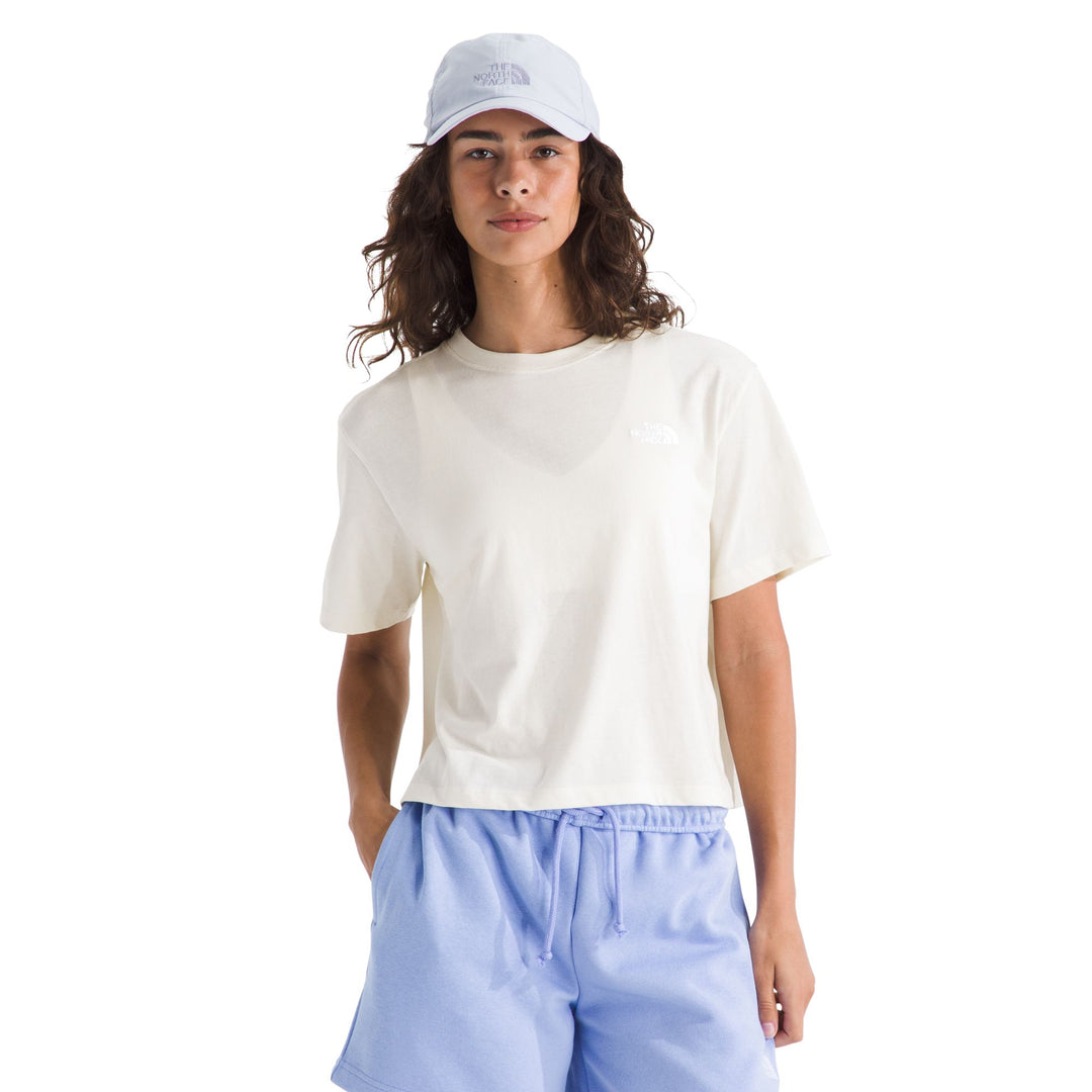 The North Face Women's Evolution Simple Dome Crop Relaxed Short-Sleeve Tee