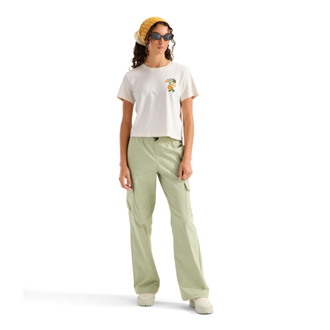 The North Face Women's Flora Embroidered Regular Short Sleeve Tee—Graphic