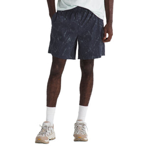 Summit Navy Rock Texture Print