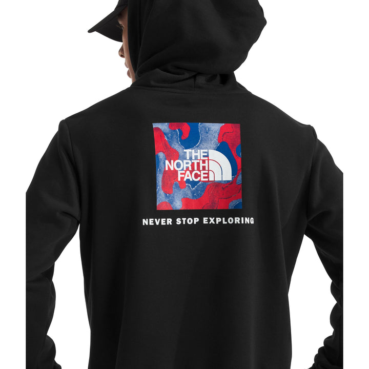 The North Face Men's Red, White & Blue Regular Hoodie