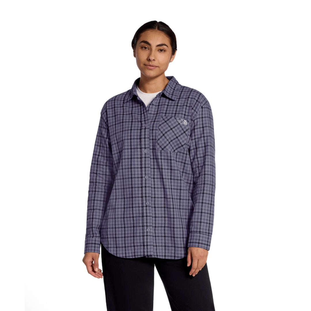 The North Face Women's Mountain Falls Flannel Button-Down Long-Sleeve Shirt