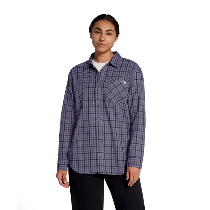 The North Face Women's Mountain Falls Flannel Button-Down Long-Sleeve Shirt
