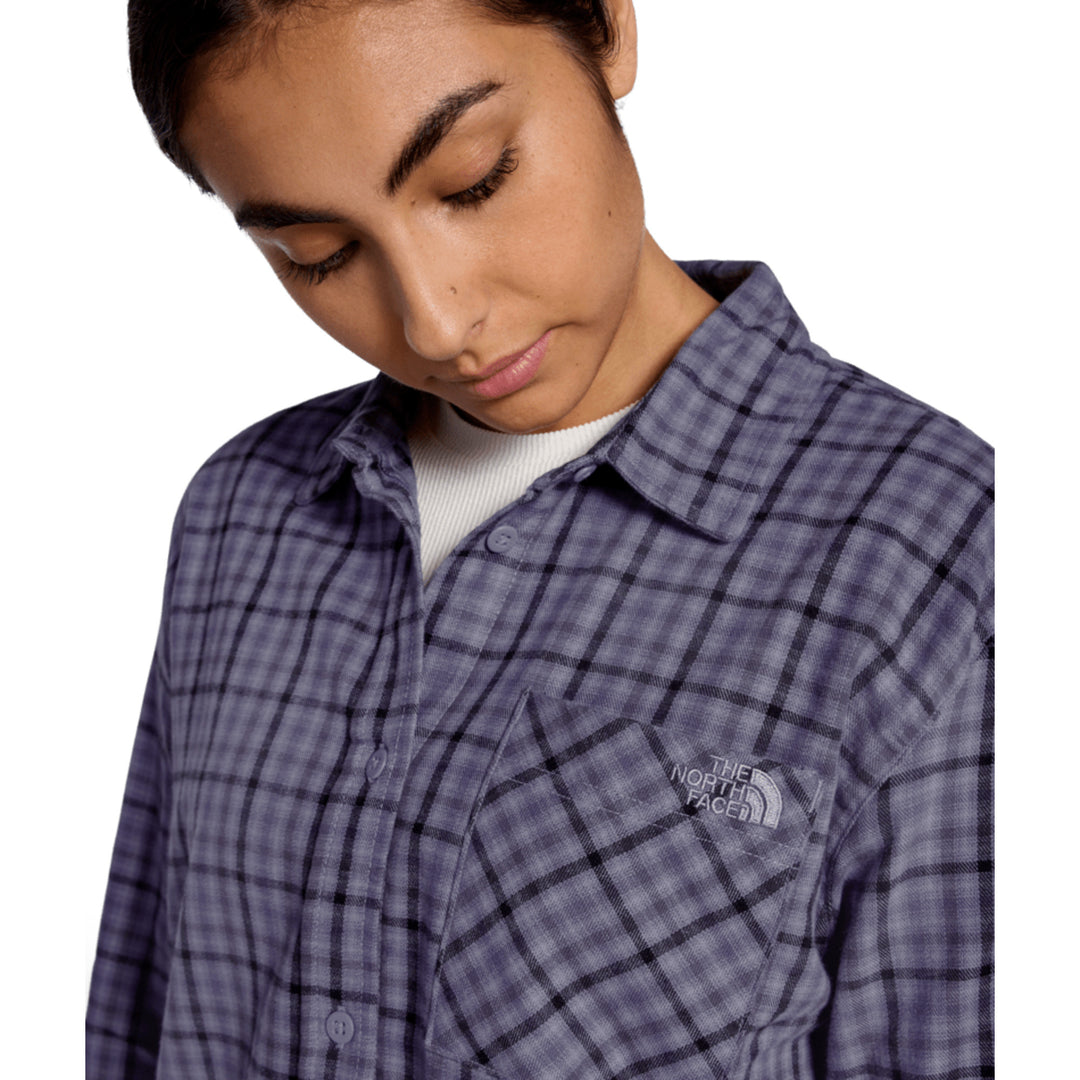 The North Face Women's Mountain Falls Flannel Button-Down Long-Sleeve Shirt