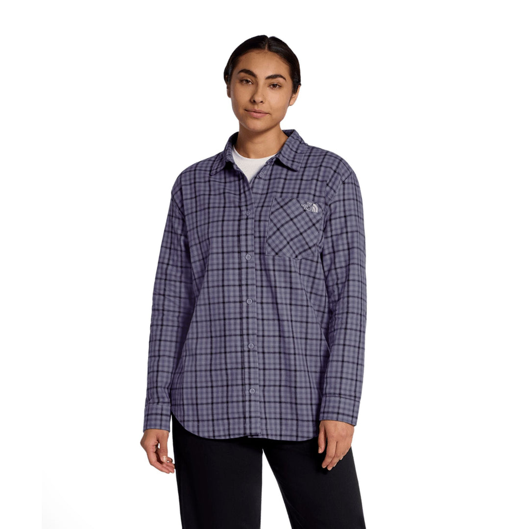 The North Face Women's Mountain Falls Flannel Button-Down Long-Sleeve Shirt