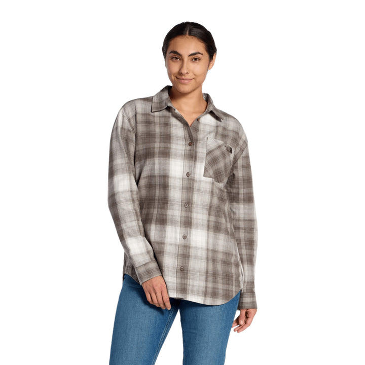 The North Face Women's Mountain Falls Flannel Button-Down Long-Sleeve Shirt