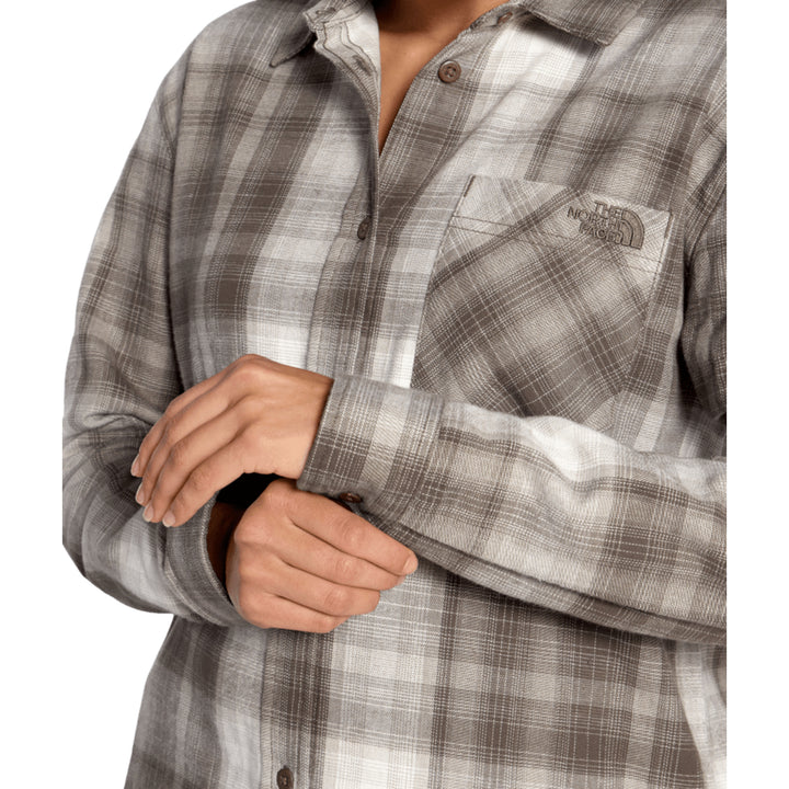 The North Face Women's Mountain Falls Flannel Button-Down Long-Sleeve Shirt