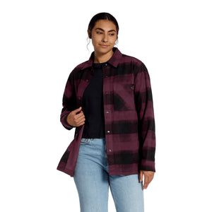 Burgundy Crush Shadow Plaid
