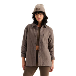 Smokey Brown Grain Plaid
