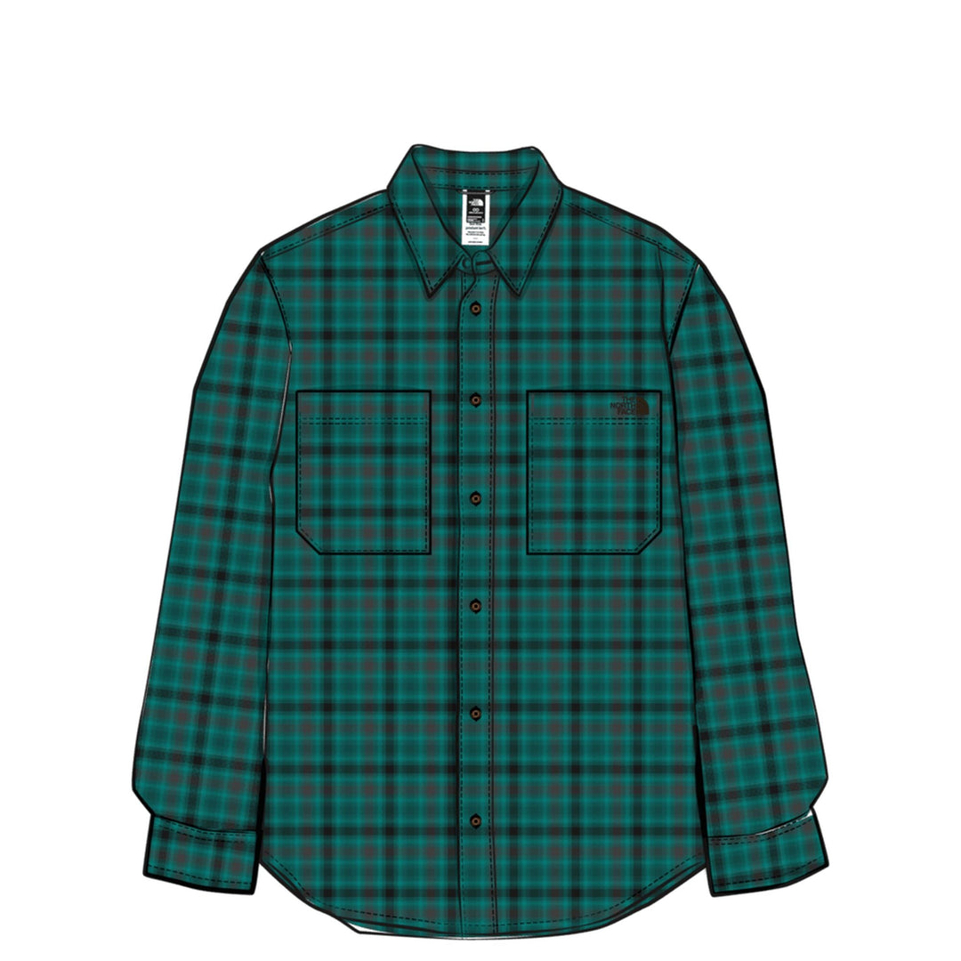 The North Face Men's Mountain Falls Flannel Button-Down Long-Sleeve Shirt