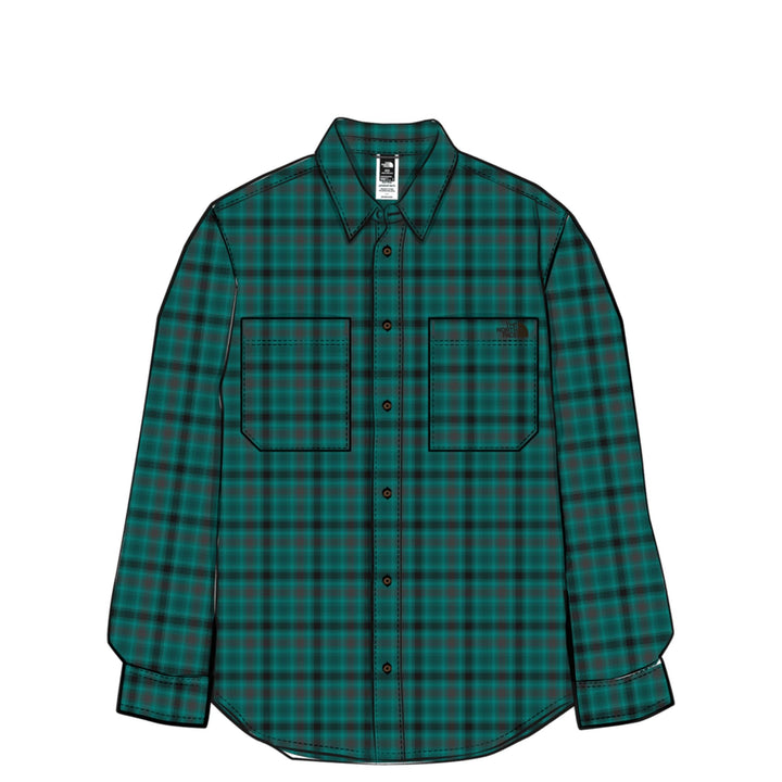 The North Face Men's Mountain Falls Flannel Button-Down Long-Sleeve Shirt