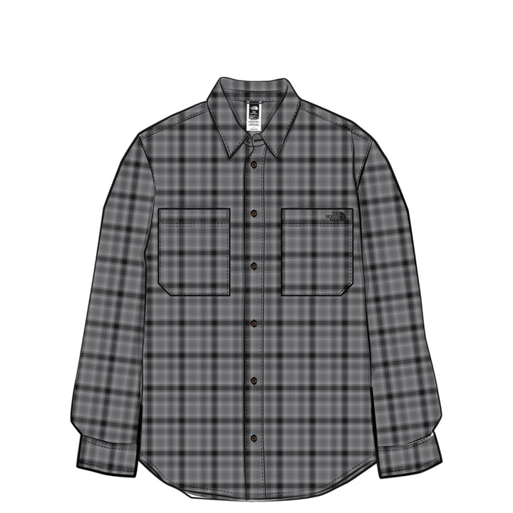 The North Face Men's Mountain Falls Flannel Button-Down Long-Sleeve Shirt