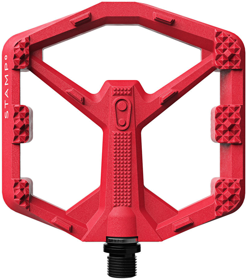 Crankbrothers Stamp 0 Pedals - Platform Composite 9/16" Bright Red Large