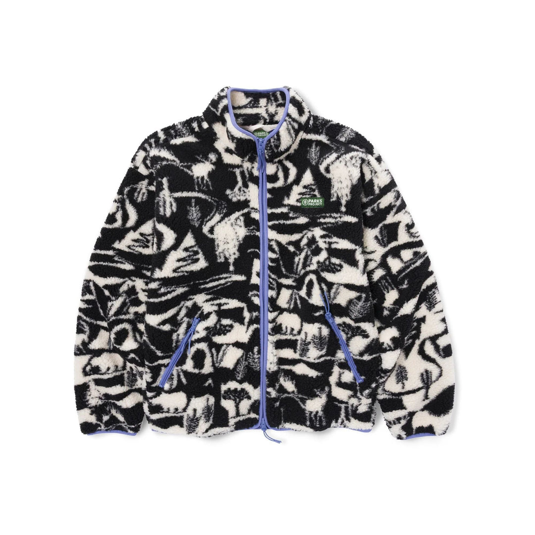 Parks Project Park Shadows Full Zip High Pile Fleece