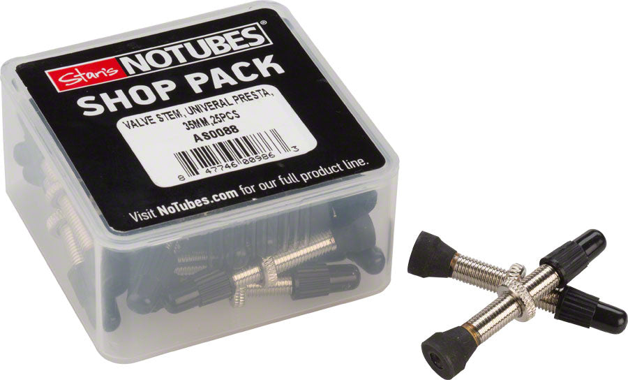 Stan's Tubeless Universal Valve Stems - Brass 35mm 25-pack