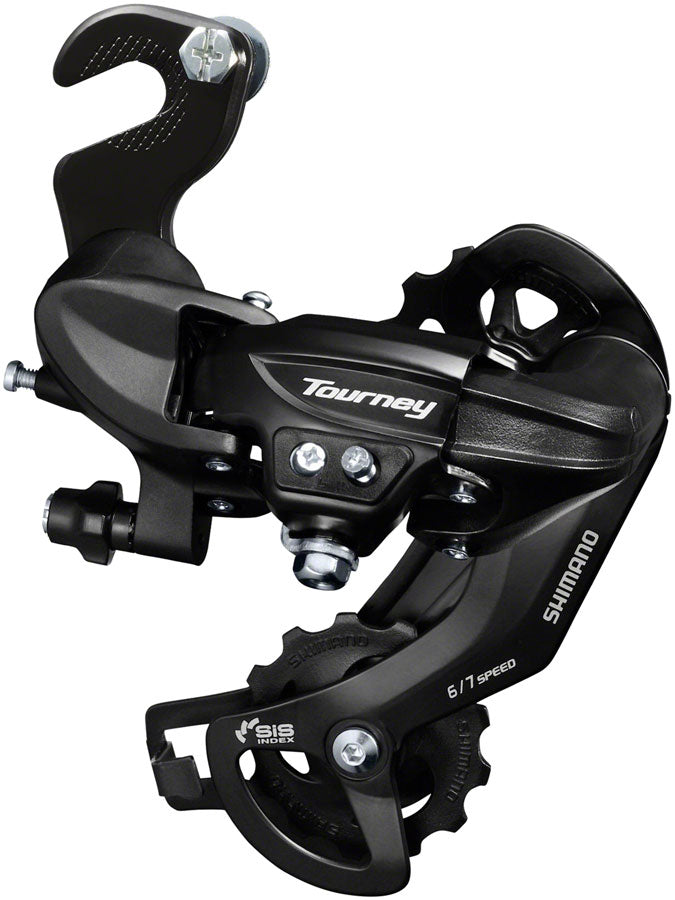 Shimano Tourney RD-TY300-SGS Rear Derailleur - 67 Speed Long Cage BLK BMX/Track Frame Hanger