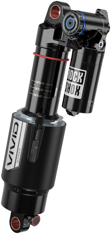 RockShox Vivid Ultimate RC2T Rear Shock - 230 x 62.5 mm Vivid Air 2 Tokens Reb55/Comp37 L/O4 Std 10x40/10x54 C1 Trek Slash 2021+