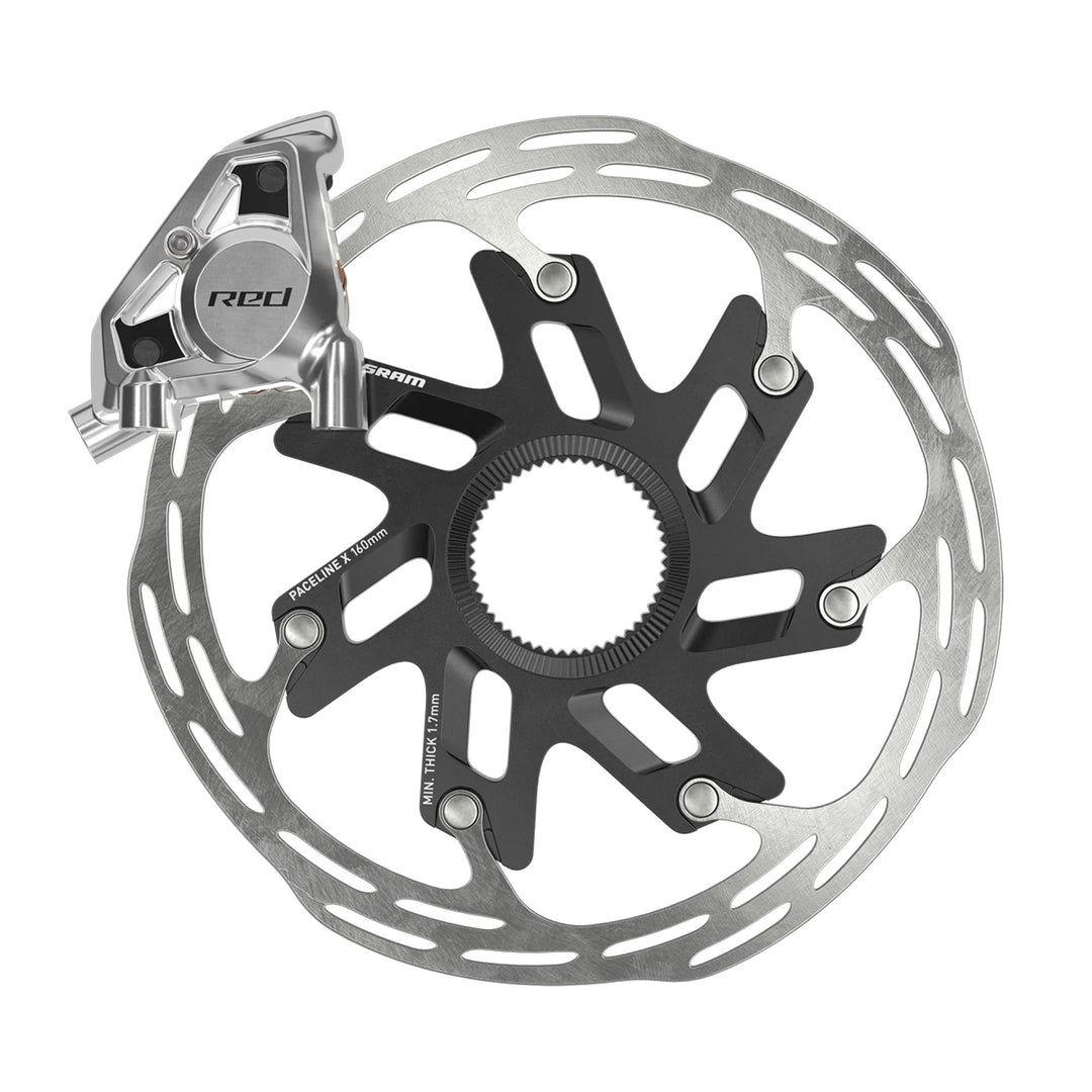 SRAM RED eTap AXS HRD Shift/Brake Lever Hydraulic Disc Caliper - Right/Rear Flat Mount 20mm Offset 1800mm Hose BLK E1