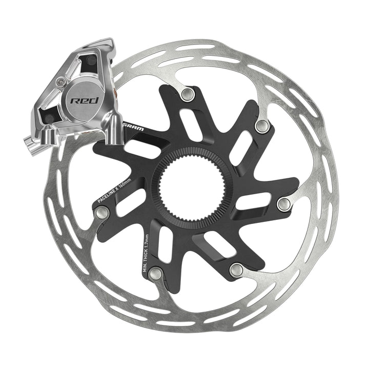 SRAM RED eTap AXS HRD Shift/Brake Lever Hydraulic Disc Caliper - Right/Rear Flat Mount 20mm Offset 1800mm Hose BLK E1