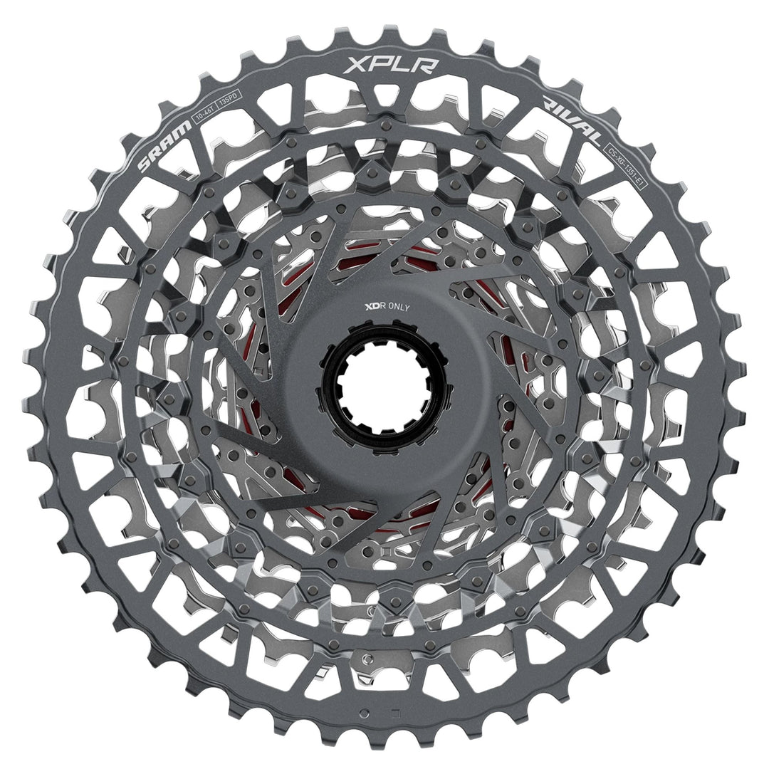 SRAM Rival XPLR XG-1351 Cassette - 13-Speed 10-46t For XDR Driver Silver E1