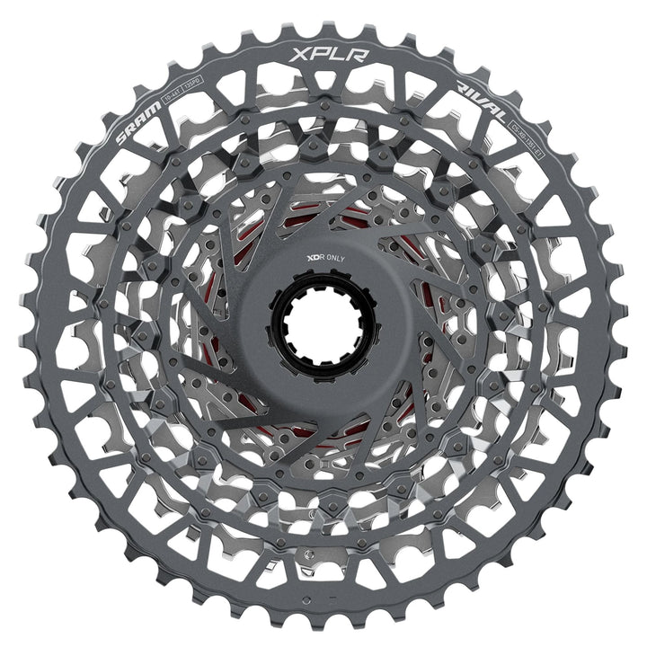 SRAM Rival XPLR XG-1351 Cassette - 13-Speed 10-46t For XDR Driver Silver E1