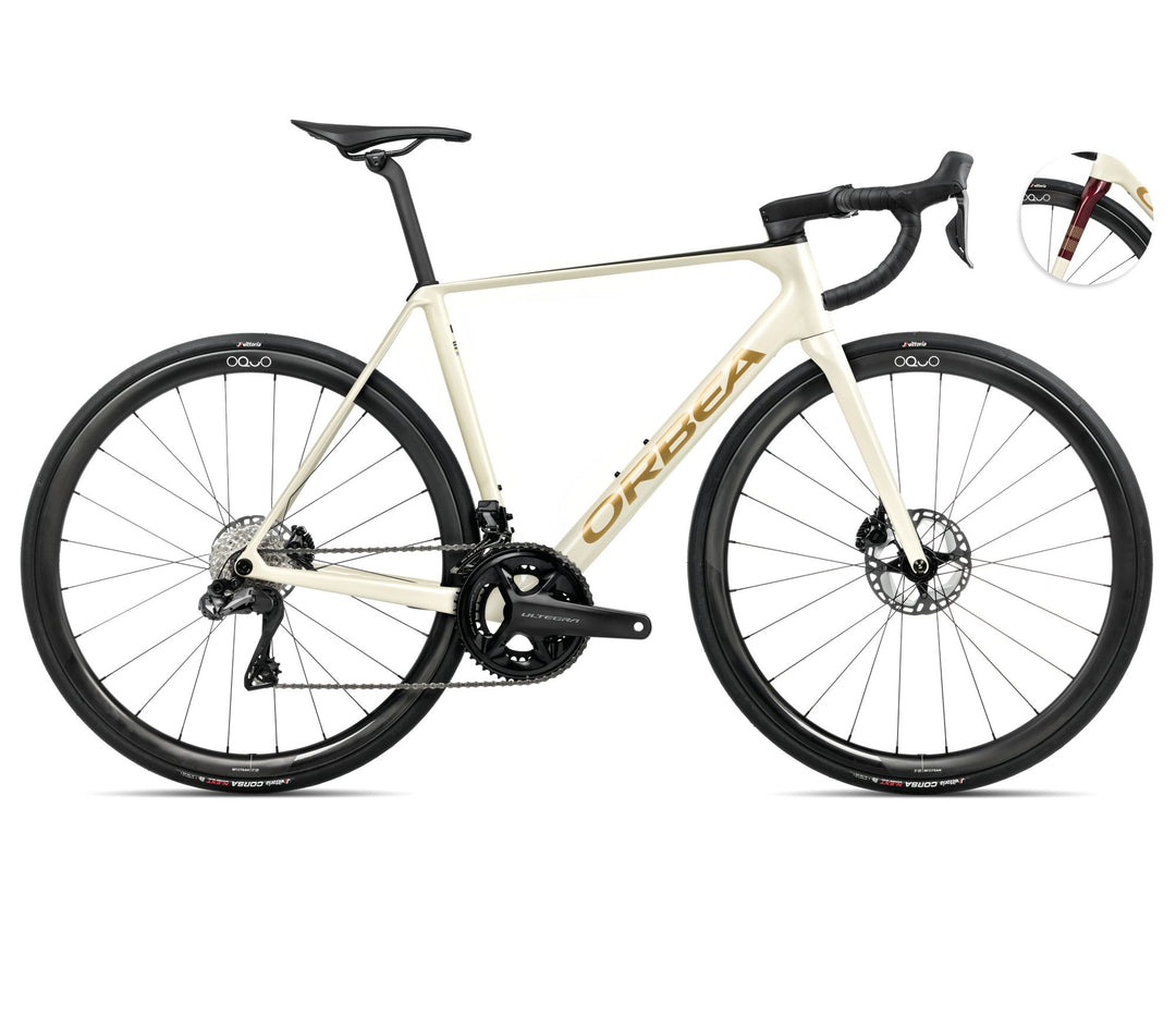 Orbea ORCA M20iTEAM 2025 Ivory White-Burgundy (Gloss)-Vulcano (Matt)